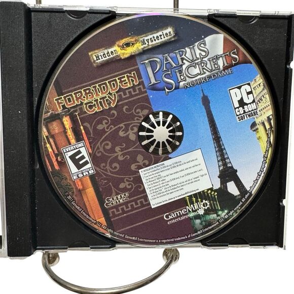 Hidden Mysteries Forbidden City & Paris Secrets PC CD-ROM 2 Video Game On 1 Disc - Picture 3 of 4